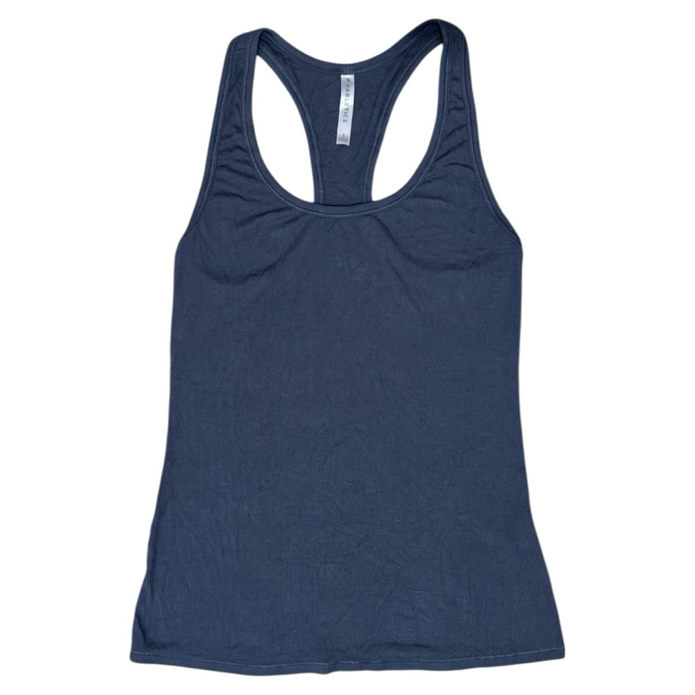 Fabletics Deep Blue Racerback Tank Top Size S